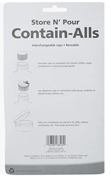 CONTAIN-ALLS SET OF 7